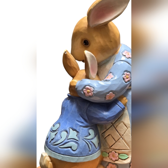 Jim Shore Beatrix Potter Mrs. Rabbit and Peter Rabbit- - Picture 6 of 8